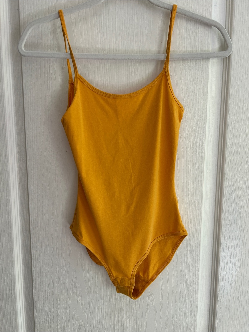 Small Mustard Yellow Organic Cotton Bodysuit